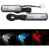2PCS Car Light LED Interior Atmosphere Light Decoration Lamp Ambient Foot Light for Honda Civic 10Th 2018-2020