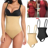 Culotte tanga taille haute pour femmes, sous-vêtement moulant, gaine amincissante