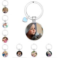 Personalized Photo Pendants Custom Keychain Photo Of Your Baby Child Mom Dad Grandparent Loved One Gift For Family Member Gift