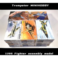 TRUMPETER 1/144 Military Fighter Assembly Model Bombing Plane Plastic Toy Aircraft