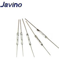Javino 10/50/100Pcs N/O Reed switch Magnetic Switch 2 * 14mm Normally Open Magnetic Induction switch For Arduino