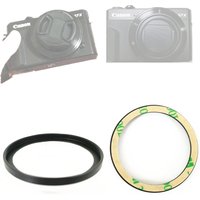 40.5mm Metal Filter Ring Adapter for Canon G7X Mark III II G5X G5XII C-LUX Sony ZV1M2 ZV-1 RX100M3 RX100M4 Camera