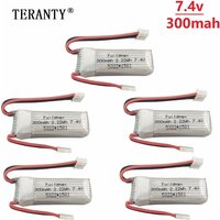 Akumulator Lipo 7.4V 300mAh 25C do XK DHC-2 A600 A700 A800 A430, zamiennik akumulatora 7.4V do samolotu RC WLToys F959 RTF