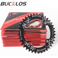 BUCKLOS Bicycle 104 BCD chainring round oval bicycle chain ring 30T 32T 34T 36T 38T 40T 42T narrow wide chainwheel bike part