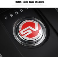 SVR decorative stickers For DISCOVERY VELAR EVOQUE Shift lever knob Instrument panel SVO