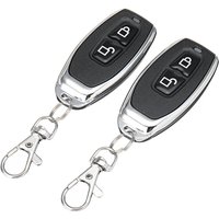 433Mhz Wireless Remote Control 2 buttons EV 1527 Learning Code Transmitter Key Fob for Gate Garage Door controller No Clone