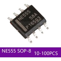 10-100PCS/LOT NE555 NE555DR 555 SOP8 NE555D NE555DT Timers SMD SOP-8 SOP New And Original IC Chipset