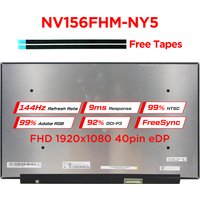 15.6-Inch 144Hz Laptop LCD Screen NV156FHM-NY5 B156HAN10.1 for Lenovo Legion 7-15IMH05 C7-15 Display Panel 10bit 500nits 40pins