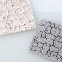 New Cobble Stone Wall Line Grain Shape Silicone Printing Texture Mat Sugar craft Fondant Cake Clay Mold Decorating Tool