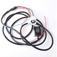 For Kawasaki ZX6R Ninja 1998-2002 ZZR600 ZZR 600 2005-2008 W650 99-07 Motorcycle Gear Indicator Digital 1-6 Level Gear Meter image 4
