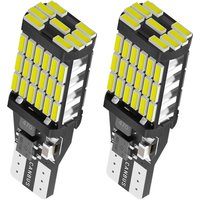 2PCS T15 W16W 921 912 T16 902 LED Bulbs High Power 45pcs 4014SMD Super Bright 1200LM Replace For Car Reversing Light White Red