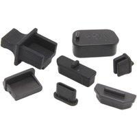 For HDMI VGA DP USB Mini DP RJ45 Type C Protective Cover Rubber Cover Dust Cap 10Pcs/Lot