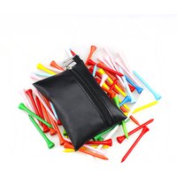 Leather Golf Ball Tee Pouch Storage Bag Pocket Supplies Accessories