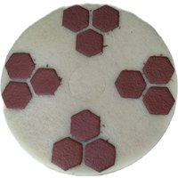 No Hole 17 Inch 430MM Marble Floor Polishing Wheel Granite Concrete Sponge Diamond Fiber Polishing Pad For Floor Renewing