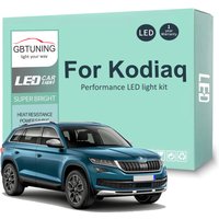 11Pcs LED Interior Light Bulb Kit For Skoda Kodiaq 2016 2017 2018 2019 2020 2021 Car LED Reading Dome Trunk Lamp Canbus No Error