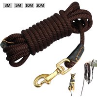 Nylon Dog Leash Long Pet Tracking Leash Round Rope Outdoor Dog Leash Lead For Small Medium Large Dogs Training 3M/5M/10M/20M