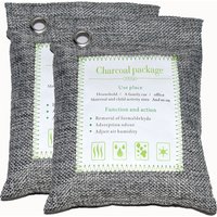 100/200g Bags Activated Bamboo Charcoal All Natural Air Freshener Eco Friendly Odor Eliminator and Moisture Absorber