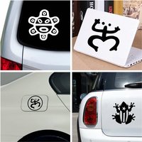 Puerto Rico Flag Vinyl Art Sticker Car Fuel Tank Cap Window Decor, Taino Garita Coqui Laotop Decals for Apple MacBook Air/ Pro