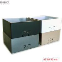 86*86*40mm Premium Well Packed Switch Box, EU Socket Wall External Mount Box White | Baking Black,Grey and Golden
