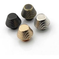 4pcs Metal Bag Feet Bas Studs Bucket Shape Embossed Screw Back Rivets for DIY Garment Leather Craft Belt Wallet Decoration Parts