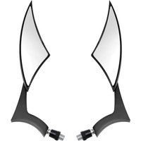 Motorrad Ein Paar Universal Teardrop Custom Rückspiegel für Harley Dyna Street Bob Cruiser Chopper