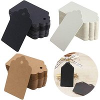 100 szt. Etykiet z papieru kraft bez sznurków, ręcznie robione z miłością, zawieszki do ubrań, etykiety na słodycze/prezenty/ciasteczka, kartki do