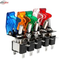 12V SPST Toggle Rocker Switch LED Light for Ignitions Boost Marine Boat Racing Car Switch Light Toggle Truck Trailer Accessories