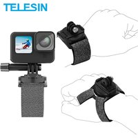 TELESIN 360° ° Rotation Hand Handgelenk Strap Schnell Einstellung Winkel Halterung für GoPro Hero 10 9 8 7 6 5 Insta360 Osmo Action SJCAM Eken