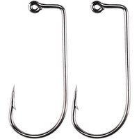 50pcs/lot 90 Degree Jig Fly Fishhook Tying Strong Wire Fish Hook Size 6 4 2 1 1/0-4/0 Aberdeen Jig Fishing For Sea Fishing