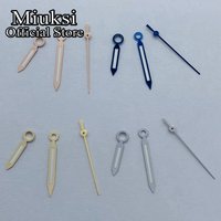 Miuksi silver blue gold watch hands green luminous hands fit NH35 NH36 ETA 2824 2836 Miyota 8205 8215 821A DG2813 3804 movement
