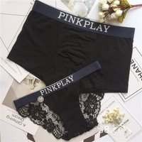 Culotte en dentelle taille basse pour hommes et femmes, sous-vêtements sexy, slip document pur, boxer confort masculin, culotte pour les amoureux de la mode, nouveau style