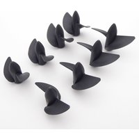 1PC M4 Thread Nylon Propeller 35mm 39mm 42mm 45mm 2 Blades Prop left Right Hand for RC Boat Speed MONO CAT Toy Model Boat