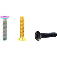 AliExpress RISK 1PCS M6*30mm Titanium Bicycle Stigma Bolts MTB Bike Flat-head Bolts Mountain Bicycle Cycling Headset Stem Cap Screws
