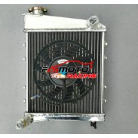 Aluminum Radiator For Austin Rover Mini Cooper S / Morris 1275 GT MT 1967-1991 ALL MODELS & With FAN
