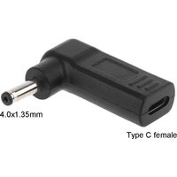 DC Power Adapter USB Type C Female to 4.0x1.35mm Male Plug Jack Connector Converter for Asus Zenbook UX21A UX31A UX32A