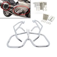 For BMW K1600GT K1600GTL K1600 GT GTL 2010-2026 2025 Highway Crash Protection Bar Engine Guard Side Box Bumper Stunt Cage Chrome