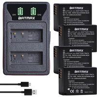 DMW-BLG10 DMW BLG10 BLG10e BLE9 Battery + LED Built-in USB Dual Charger Type C for Panasonic LUMIX GF5 GF6 GX7 LX100 GX80 GX85
