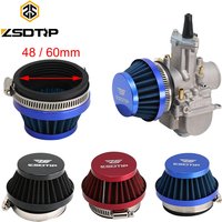 ZSDTRP Universal Carburetor Air Filter Cleaner 48mm 55mm 60mm Motorcycle Scooter For KEIHI KOSO MIKUNI OKO Carburetor