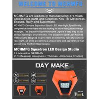 AliExpress MCHMFG Motorcycle Headlight Headlamp Supermoto Fairing For 2020-2023 KTM EXC SXF MX Dirt Bike Enduro Headlight Accessories