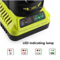 NOUVEAU Chargeur de remplacement Ryobi P117 pour batteries Ryobi Ni-CD Ni-MH Li-ion 12V 14.4V 18V P107 P108 P110, charge rapide