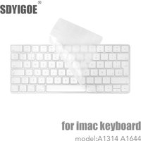 Desktop PC for Apple Bluetooth Wireless keybord MLA22LL/ A1644 A1314 IMAC Keyboard cover Protector Silicone Cover US/EU Version