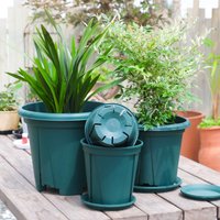 Root Control Planting Pots Home Garden Balcony Seedling Nursery Pot Office House Decoration Bonsai Container Transplant Pot 10Pc