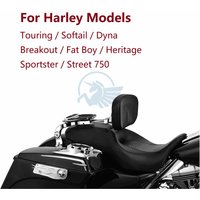 Rider Driver Passenger Backrest Back Rest Sissy Bar For Harley Davidson Touring Road King Street Glide Breakout Fat Boy Dyna