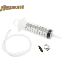 Universal Motorcycle Bleed Kit Clutch Brake Caliper Gas Bleed Syringe Tool Hydraulic Disc Brake For Honda Yamaha Kawasaki Suzuki
