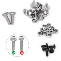 25 Pieces Stainless Fender Bolt Screw Nut Mount Hardware Kit For Yamaha Banshee 350 1987-2006