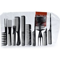 10Pcs Haircut Comb Set Portable Anti-static Hairdressing Hair Comb Hair Detangler Comb Makeup Barber Haircare Stylist Tool Suit