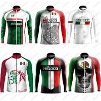 AliExpress DOWNORUP Mexico Men's Long Sleeve BIke Cycling Jersey Worn in Three Seasons Maillot Ciclismo Hombre Professional Cycling Clothing