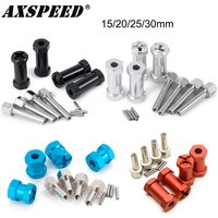 AXSPEED 4PCS 12mm Wheel Hex Adapter Extended Hub Drive Adapter 15/20/25/30mm for 1/10 Axial SCX10 Wraith TRX4 Parts