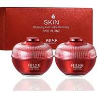 AILKE Lightening Facial Skincare Set, Moisturizing, Reduce Spots, Hyperpigmentation, For Black, Dark, Caramel, Chocolate Skin
