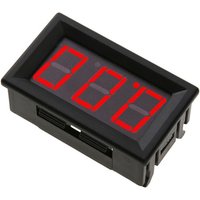 0.56 Inch DC 0-100V Digital Voltmeter Red/Blue/Green LED Display Car Motorcycle Voltage Tester Automotive Vehicle Volt Meter